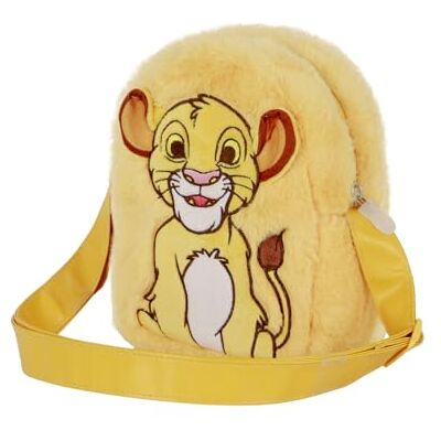 Disney Il Re Leone Sit-Borsa a Tracolla Quadrata Plush, Giallo Disney Il Re Leone Sit-Borsa a Tracolla Quadrata Plush, Giallo