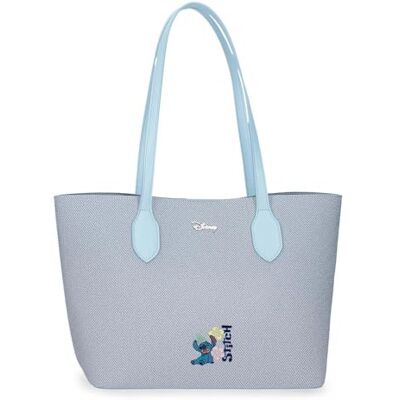Disney Joumma Tiki Stitch Denim Borsa Tote 31x25.5x11.5 cm PU e Poliestere Disney Joumma Tiki Stitch Denim Borsa Tote 31x25.5x11.5 cm PU e Poliestere