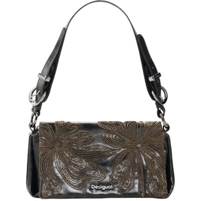 Desigual borsa a tracolla borsetta Mistral Naron Mini Crossbody Bag Chocolate marrone scuro Desigual borsa a tracolla borsetta Mistral Naron Mini Crossbody Bag Chocolate marrone scuro