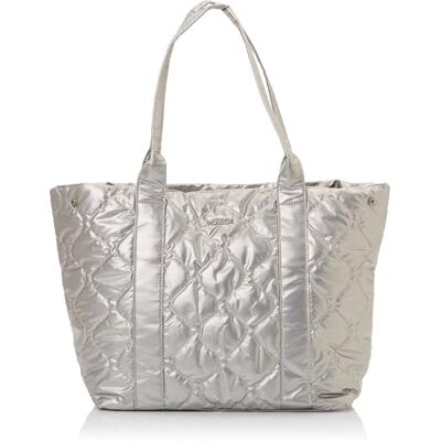 Munich Cover Fw25 Shopper C/Silver, Borse e Zaini Donna, Argento Munich Cover Fw25 Shopper C/Silver, Borse e Zaini Donna, Argento