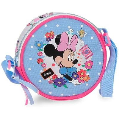 Disney Joumma Minnie Flowers Borsa a Tracolla Rotonda Azzurro 14x14x4 cm Poliestere Disney Joumma Minnie Flowers Borsa a Tracolla Rotonda Azzurro 14x14x4 cm Poliestere