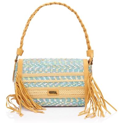 aleva , Borsa a tracolla donna, Blu, Einheitsgröße aleva , Borsa a tracolla donna, Blu, Einheitsgröße