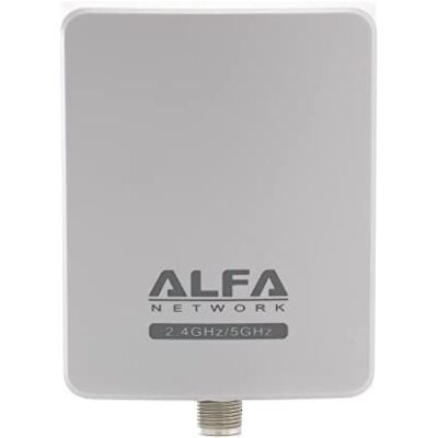 ALFA Network 2.4/5GHz Antenna esterna del pannello 8dBi N-Female APA-L2458-08A ALFA Network 2.4/5GHz Antenna esterna del pannello 8dBi N-Female APA-L2458-08A