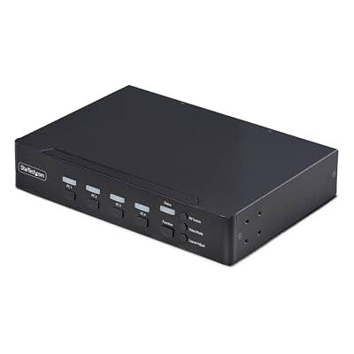 StarTech Switch KVM DisplayPort 4 Porte Multi-View, Mouse Roaming, 4K 60Hz StarTech Switch KVM DisplayPort 4 Porte Multi-View, Mouse Roaming, 4K 60Hz