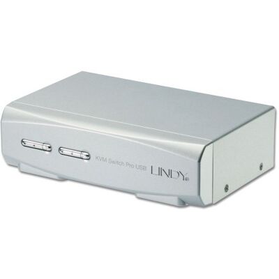Lindy 39330 Switch KVM PRO DVI-I Audio USB 2.0, 2 Porte, per Mac e PC Lindy 39330 Switch KVM PRO DVI-I Audio USB 2.0, 2 Porte, per Mac e PC