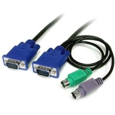 StarTech .com Cavo sottile KVM, PS/2 3 in 1, 1,8 m (SVECON6) StarTech .com Cavo sottile KVM, PS/2 3 in 1, 1,8 m (SVECON6)