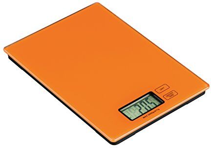 PREMIER Housewares  Zing Bilancia da Cucina, 5 kg, Elettronica in Vetro, Arancione