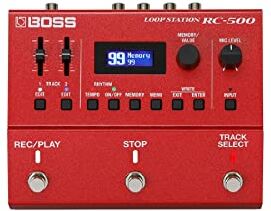 Boss Loop Station a Due Tracce – Looper avanzato con una qualità sonora superiore, Loop FX, 99 memorie per le frasi musicali, 57 accompagnamenti ritmici