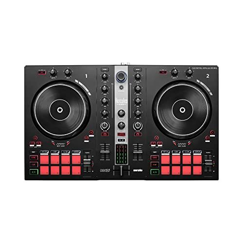 Hercules DJControl Inpulse 300 MK2, Postazione DJ USB, 2 banchi con 16 pad e scheda audio integrata