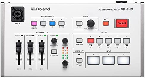 Roland AV Streaming Mixer, progettato per il broadcasting live