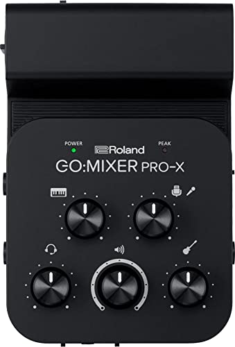 Roland GO:MIXER PRO-X Mixer Audio per Smartphone   Collegate e Mixate fino a 7 Sorgenti Audio   Aggiungete Audio di Qualità da Studio ai vostri Contenuti Social e Livestream