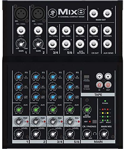 Mackie Mixer Compatto 8 Canali