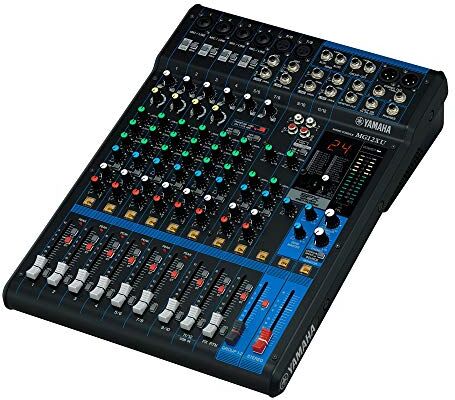 Yamaha Mixer Audio Console di Mixaggio Compatta con 12 Canali d'Ingresso e Preamplificatori Microfonici D-PRE