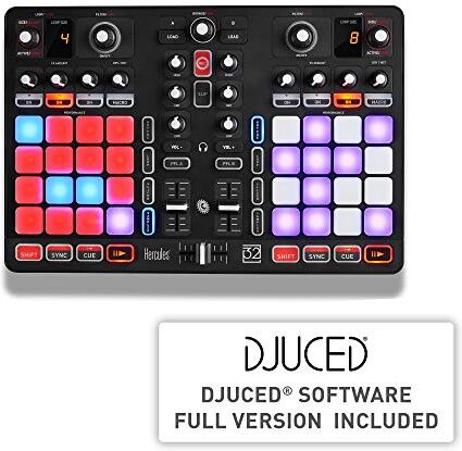 Hercules P32 DJ 2-Deck USB Controller 32Pads