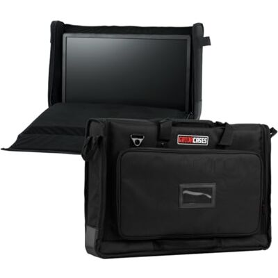 Gator Cases, Borsa di Trasporto in Nylon Imbottito per Monitor LCD, Schermi e TV da 19" a 24" (G-LCD-TOTE-SM) Gator Cases, Borsa di Trasporto in Nylon Imbottito per Monitor LCD, Schermi e TV da 19" a 24" (G-LCD-TOTE-SM)