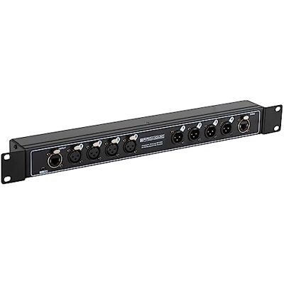 Pronomic NetCore SR-3FM Multicore-Rackbox F/M Parallel, Altezza: 1HE Unità rack con 4 prese XLR (female), 4 prese XLR (male) e 2 prese RJ45, Soluzione multicore semplice, Larghezza: 19 pollici Pronomic NetCore SR-3FM Multicore-Rackbox F/M Parallel, Altezza: 1HE Unità rack con 4 prese XLR (female), 4 prese XLR (male) e 2 prese RJ45, Soluzione multicore semplice, Larghezza: 19 pollici