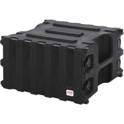 Gator Cases G-Pro Racks Pro-Series Contenitore a rack in PE stampato di qualità militare, 6U, profondità 19, Gator Cases G-Pro Racks Pro-Series Contenitore a rack in PE stampato di qualità militare, 6U, profondità 19,