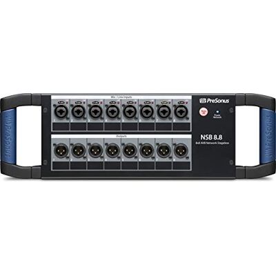 PreSonus Nsb 8.8 – Mixer a canali di Stagebox professionale AVB, 8 preamp XMAX, 8 uscite, per live & studio, compatibile StudioLive, bassa latenza PreSonus Nsb 8.8 – Mixer a canali di Stagebox professionale AVB, 8 preamp XMAX, 8 uscite, per live & studio, compatibile StudioLive, bassa latenza