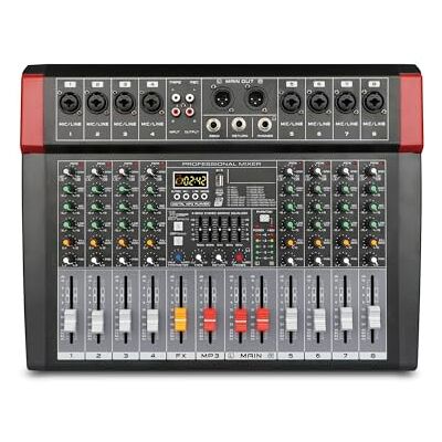 GLEMM Mixer microfonico 10 canali GLEMM Mixer microfonico 10 canali