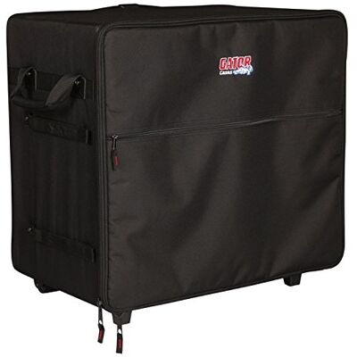 Gator CASES Custodia rigida con ruote per impianti PA compatti, esterno in nylon, interno imbottito, divisorio rimovibile, maniglie rinforzate (GPA-TRANSPORT-SM) Gator CASES Custodia rigida con ruote per impianti PA compatti, esterno in nylon, interno imbottito, divisorio rimovibile, maniglie rinforzate (GPA-TRANSPORT-SM)