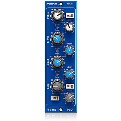 Midas Par EQ 512 512 500 Series Parametro Equalizzatore a 4 Bande Completamente Parametric Equaliser base Heritage 3000 Midas Par EQ 512 512 500 Series Parametro Equalizzatore a 4 Bande Completamente Parametric Equaliser base Heritage 3000