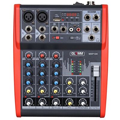 Karma GLEMM MXP 04 Mixer microfonico 4 canali Karma GLEMM MXP 04 Mixer microfonico 4 canali