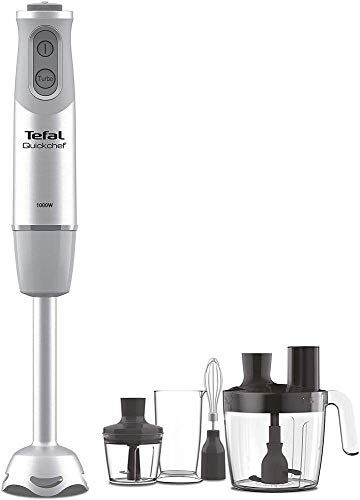 Tefal Quickchef HB65LD frullatore 800 L Frullatore ad immersione Grigio, Argento 1000 W