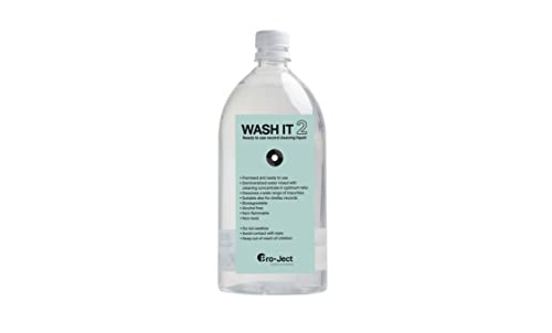 Pro-Ject Wash it 2, liquido detergente ecologico in miscela pronta all'uso, adatto per VC-E(2) VC-S2/3 (1000ml)