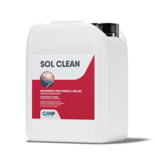 CAMP Sol Clean Concentrato, Detergente Pannelli Solari Concentrato, Multicolore, 5 L