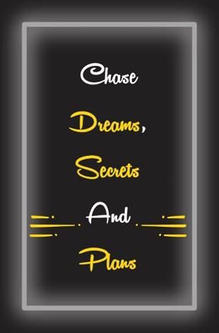 ART Chase Dreams , Secrets & Plans: Personalized Notebook With Name For Chase