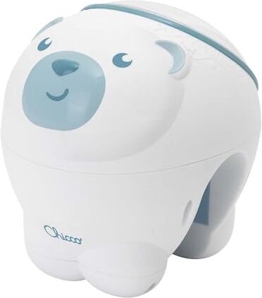 Chicco First Dreams Proiettore Orso Polare, Proiettore 2in1 da Culla e da Comodino, Luce Notturna Bambini, Proiezione dell'Aurora Boreale, Musica Classica Rilassante, Suoni Della Natura, Giochi Neonato, 0 +