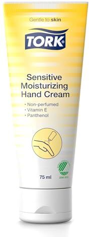 Tork Crema mani idratante per pelli sensibili, senza profumo, 75 ml, 590210