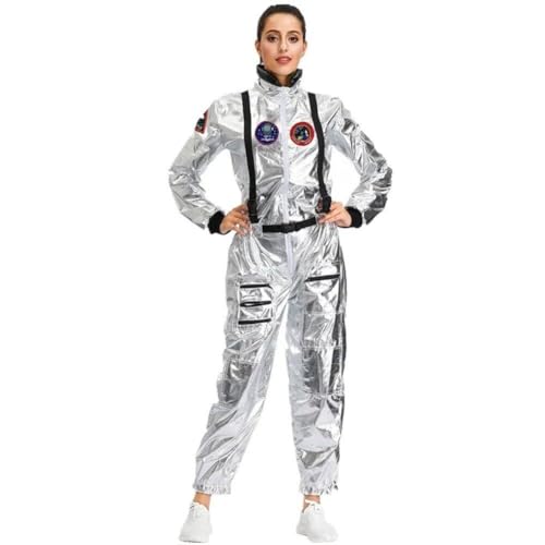 Generic Tuta Spaziale Astronauta Argento Per Adulto Costume Astronauta Costume Astronauta Costume Astronauta Per Adulto Tuta Spaziale