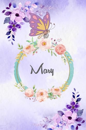 ART Mary Notebook: Personalized Notebook With Name For Mary