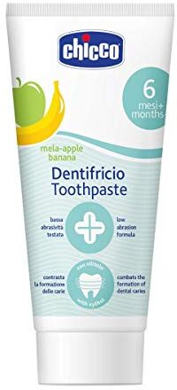 Chicco Dentifricio, Mela e Banana, 50 ml