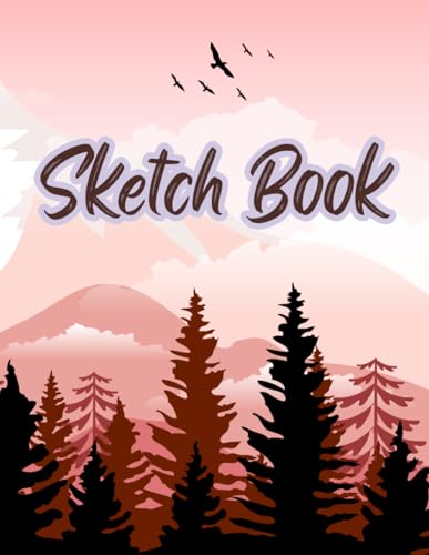 Sketch Book: Stunning Natural Designed Cover Blank Box Pages Sketch Book for Beginner and Also a Aesthetic Gift for Young Artists, who Love Sketching, and Drawing.
