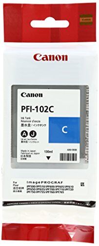 Canon SERBATOIO CIANO PFI-102C LP17 / IPF500 / IPF600 / IPF605 / IPF610 / IPF700/IPF7, inkjet