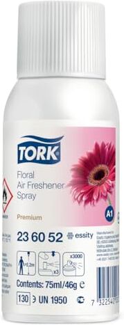 Tork Premium luchtverfrisser floral 75mldoos à 12 bus/aerosol