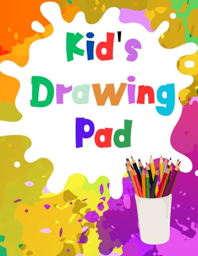 ART Kid's Drawing Pad A4: Thick Paper   Drawing Paper for Children   Large Format Sketch Book for Kids 210 x 297mm