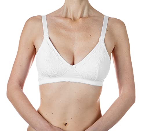 Chicco 000 Reggiseno Allattamento in Cotone, Taglia 6C, bianco