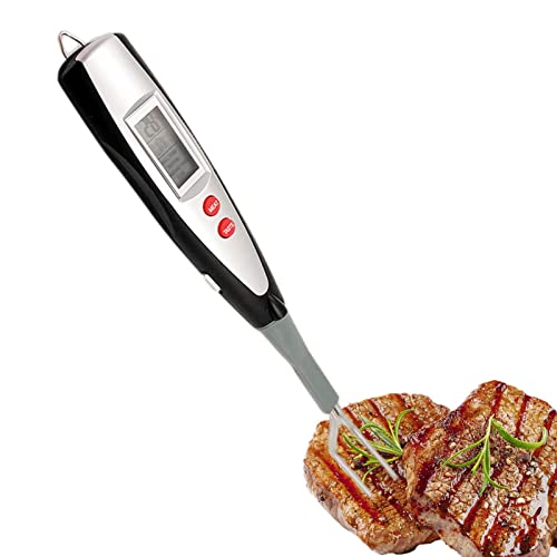 Generic 2 Pcs Termometri per griglia wireless, termometri digitali per carne,Sonda di temperatura digitale impermeabile   Termometri per alimenti a lettura istantanea per grigliate al girarrosto in
