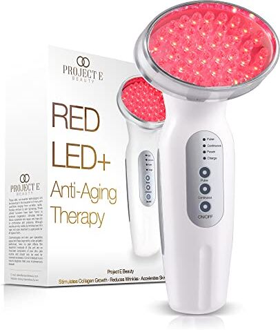 Pro-Ject Macchina per RED Light Therapy di    Trattamento anti-age   Rafforzamento del Collagene   Rassodamento e Lifting   Riduce le Rughe   Rassoda e Tonifica   Ricaricabile e Portatile