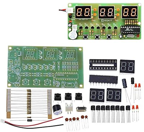 Sun 6 Bit Digital LED Orologio Elettronico Kit FAI DA TE PCB Saldatura Pratica di Apprendimento Consiglio AT89C2051