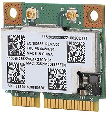 CFTGIW Scheda di Rete BCM943228HMB DualBand 300M Mini PCIE Four.zero con Four.zero è Possibile Connettersi con una Cuffia o Trasferire file. Scheda di Rete Integrata Scheda WLAN per