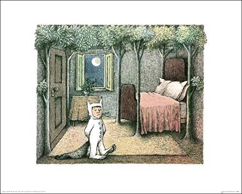 The Max's Room Maurice Sendak, Stampa Artistica, Carta, Multicolore, 40 x 50 x 1,3 cm