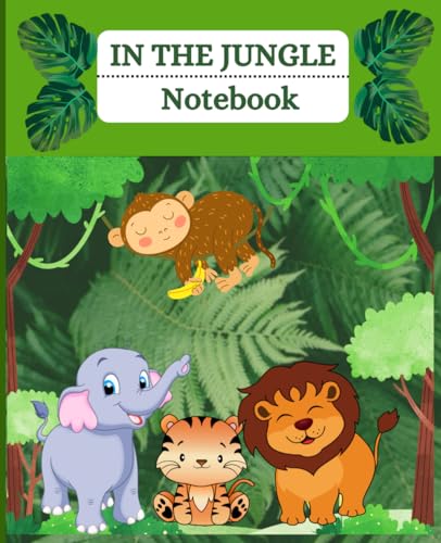 ART In The Jungle: Children's notebook   80 pages   size 7.5"x9.25