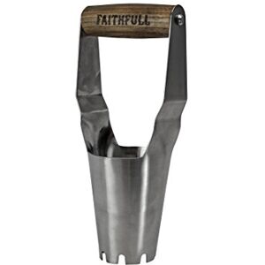 Faithfull Prestige Vaso in Acciaio Inox con Manico in Frassino, 11 x 27 x 9,5 cm, Colore: Argento Faithfull Prestige Vaso in Acciaio Inox con Manico in Frassino, 11 x 27 x 9,5 cm, Colore: Argento