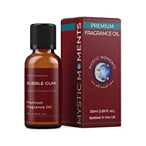 Mystic Moments Olio di fragranze di gomma da bolle 50 ml perfetto per saponi, candele, bombe da bagno, bruciatori di olio, diffusori e articoli per la cura della pelle e dei capelli Mystic Moments Olio di fragranze di gomma da bolle 50 ml perfetto per saponi, candele, bombe da bagno, bruciatori di olio, diffusori e articoli per la cura della pelle e dei capelli