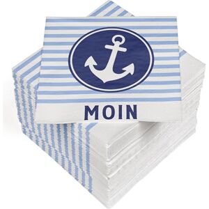 HEKU 100 Tovaglioli con motivo - Moin, 3-strati, 33 x 33 cm - Tovaglioli HEKU 100 Tovaglioli con motivo - Moin, 3-strati, 33 x 33 cm - Tovaglioli