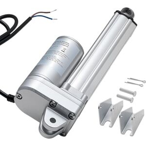 VEVOR Attuatore Lineare 12V, Attuatore Lineare Impermeabile IP65 con Corsa da 101,6 mm, Attuatori di Movimento da 3000 N con Staffe di Montaggio per Inseguitori Solari, Macchinari Industriali VEVOR Attuatore Lineare 12V, Attuatore Lineare Impermeabile IP65 con Corsa da 101,6 mm, Attuatori di Movimento da 3000 N con Staffe di Montaggio per Inseguitori Solari, Macchinari Industriali